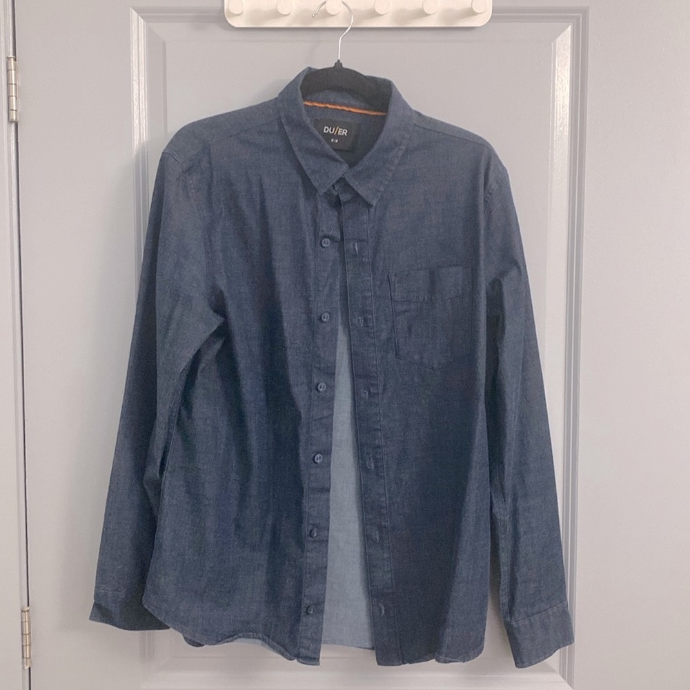 [M] Men DUER dark denim shirt
